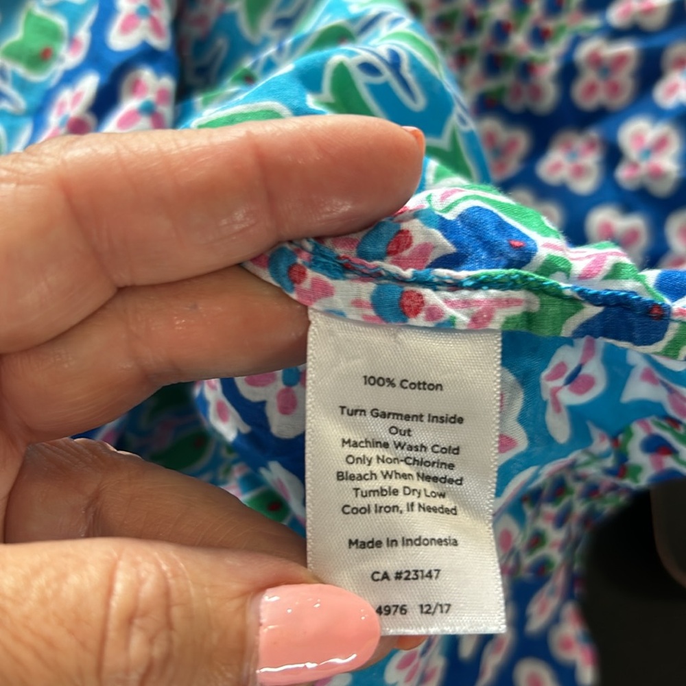 Talbots Medium Petite Tulip Patchwork Blouse. (10… - image 10